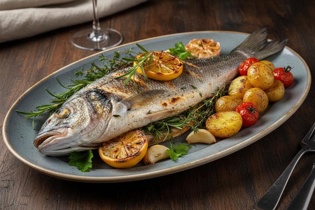 Grilled Sea Bass